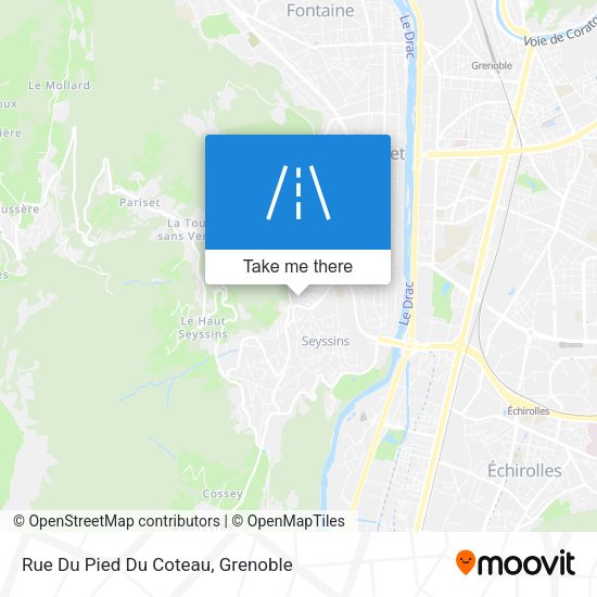 Rue Du Pied Du Coteau map