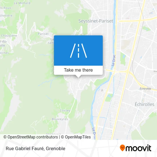 Rue Gabriel Fauré map