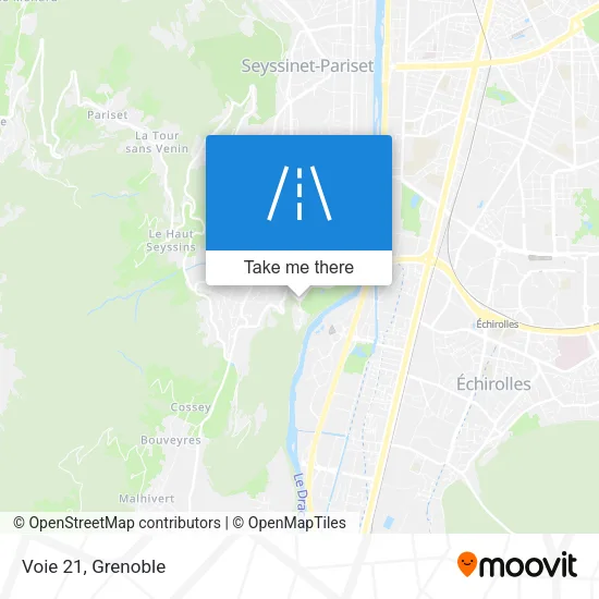 Voie 21 map