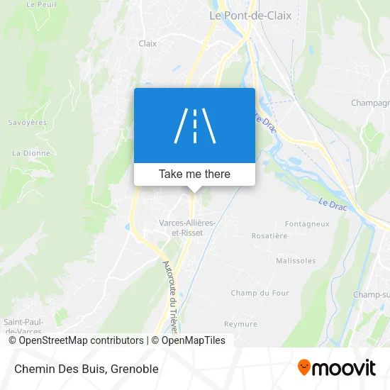 Chemin Des Buis map