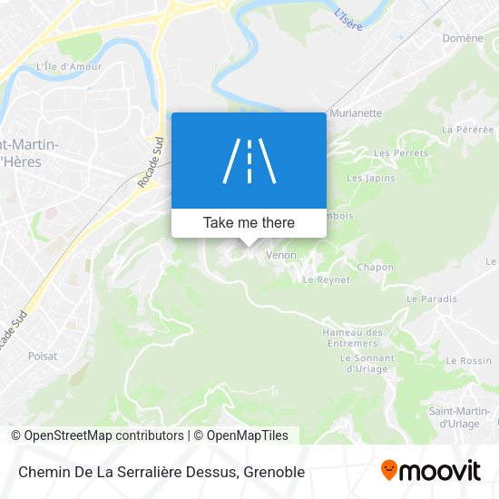 Chemin De La Serralière Dessus map