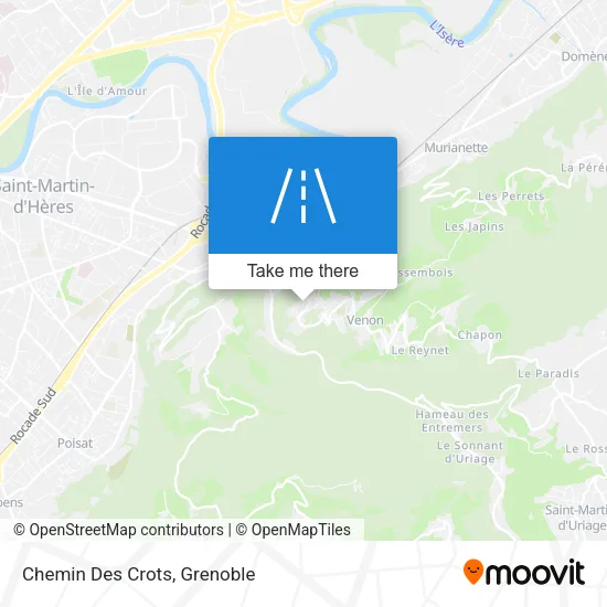 Chemin Des Crots map