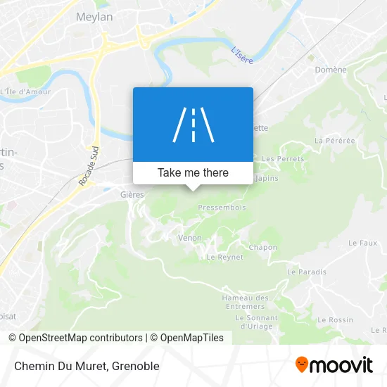 Chemin Du Muret map