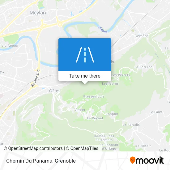 Chemin Du Panama map