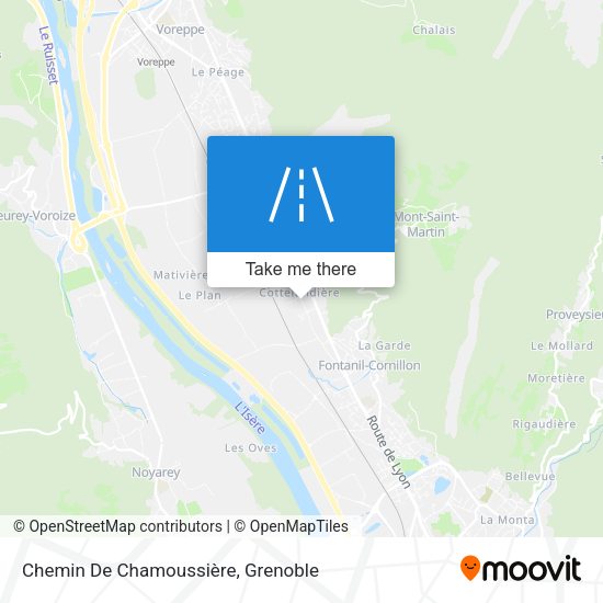 Chemin De Chamoussière map