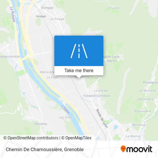 Chemin De Chamoussière map