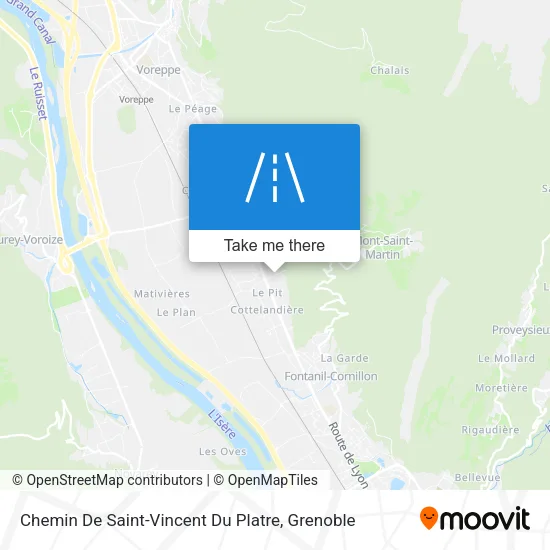 Chemin De Saint-Vincent Du Platre map