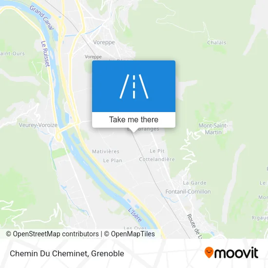 Chemin Du Cheminet map