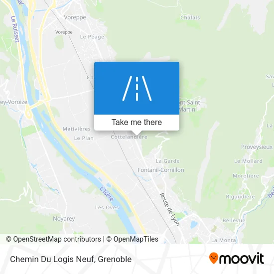 Chemin Du Logis Neuf map