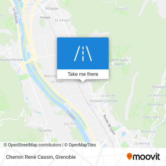 Chemin René Cassin map