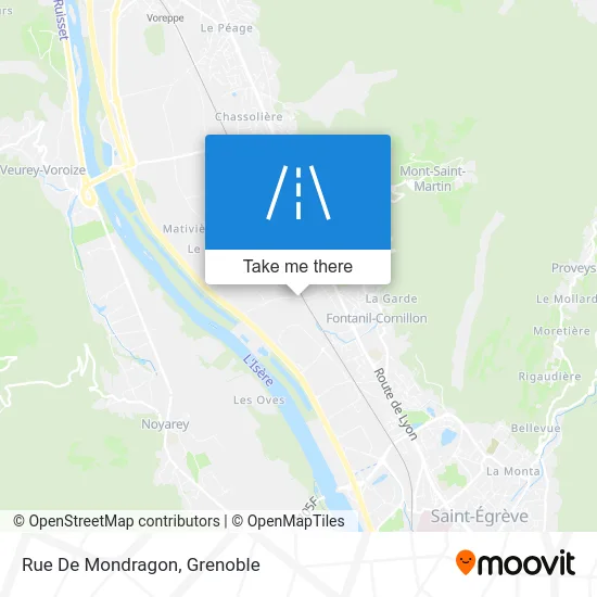 Rue De Mondragon map