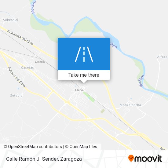 Calle Ramón J. Sender map