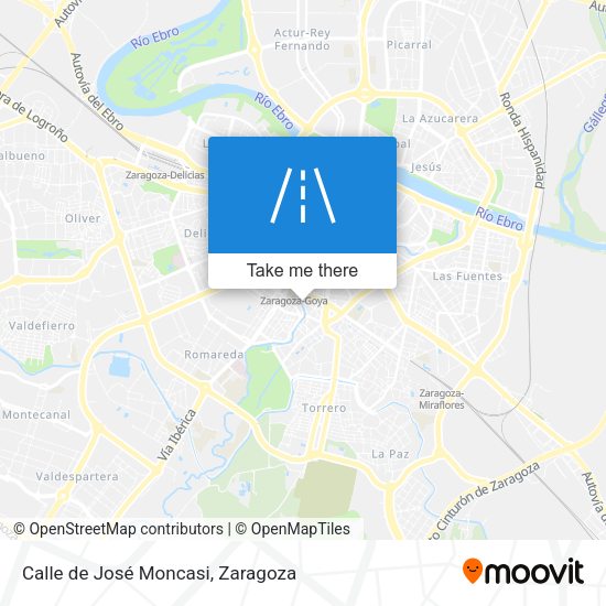 Calle de José Moncasi map