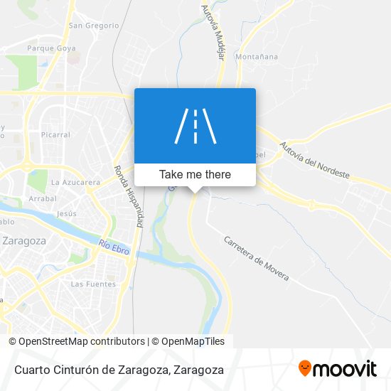 mapa Cuarto Cinturón de Zaragoza