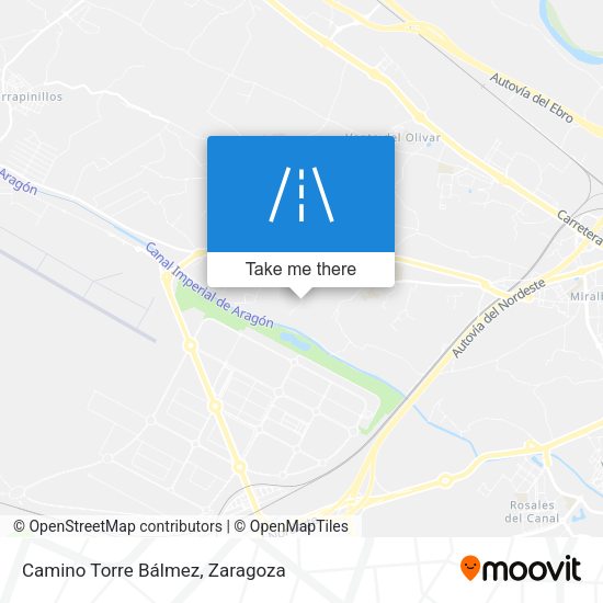 Camino Torre Bálmez map