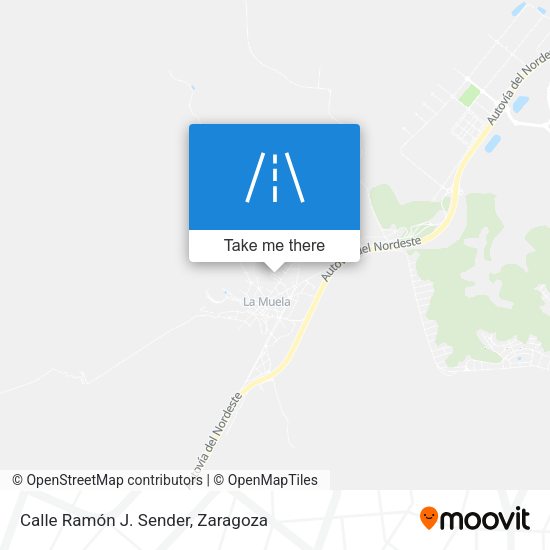 Calle Ramón J. Sender map
