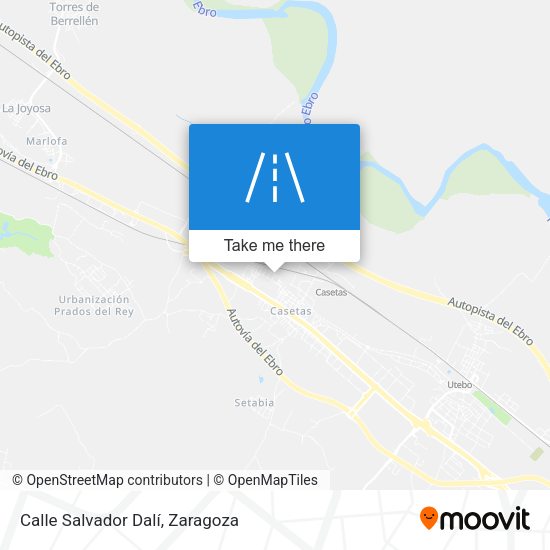 Calle Salvador Dalí map