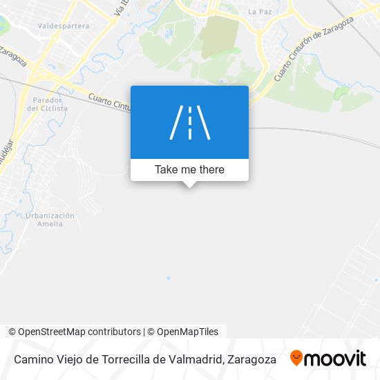 Camino Viejo de Torrecilla de Valmadrid map