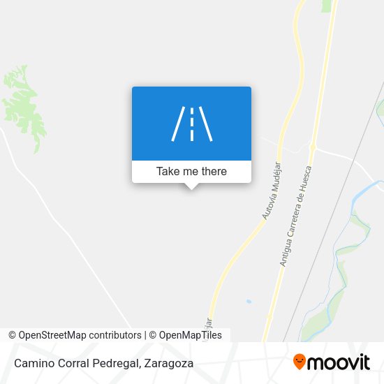 Camino Corral Pedregal map