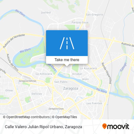 Calle Valero Julián Ripol Urbano map