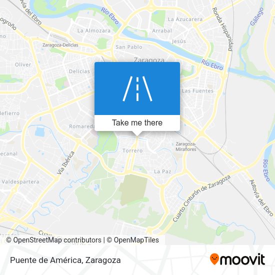 Puente de América map