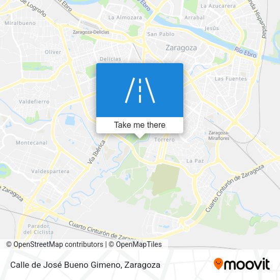 Calle de José Bueno Gimeno map