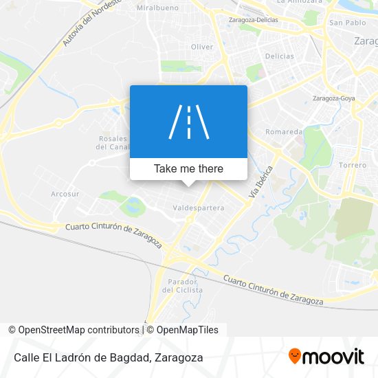 Calle El Ladrón de Bagdad map
