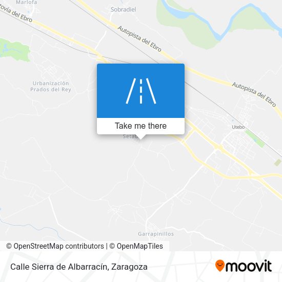 Calle Sierra de Albarracín map