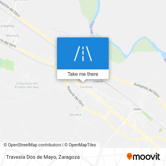 Travesía Dos de Mayo map