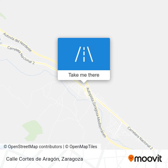 Calle Cortes de Aragón map