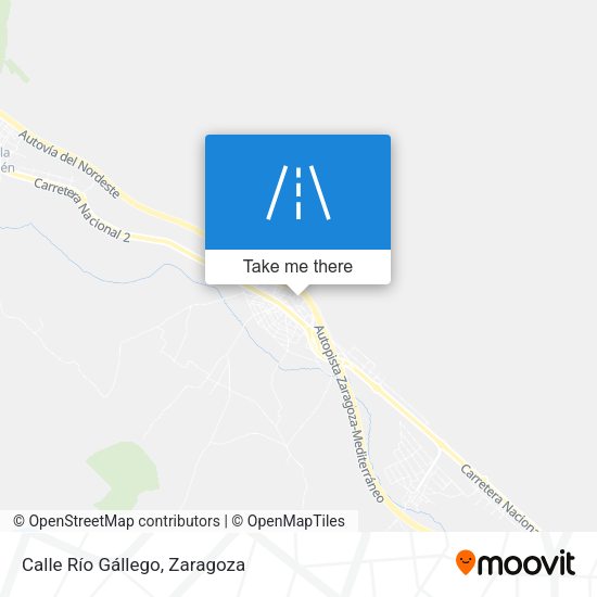 Calle Río Gállego map