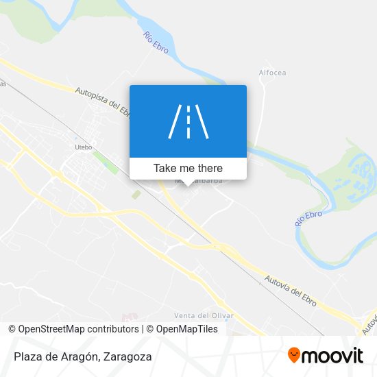 Plaza de Aragón map