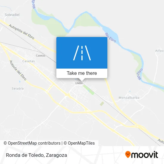 Ronda de Toledo map