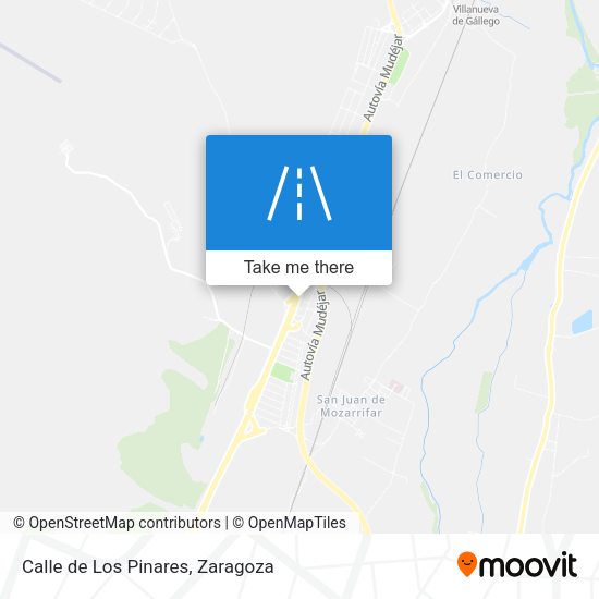 Calle de Los Pinares map