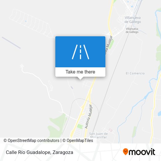 Calle Río Guadalope map