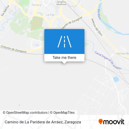 Camino de La Paridera de Arráez map