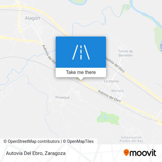 Autovía Del Ebro map