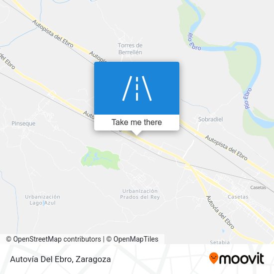 Autovía Del Ebro map