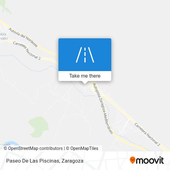 Paseo De Las Piscinas map