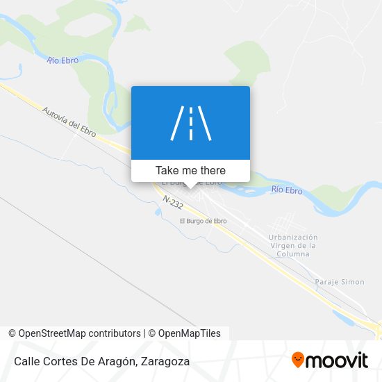 Calle Cortes De Aragón map