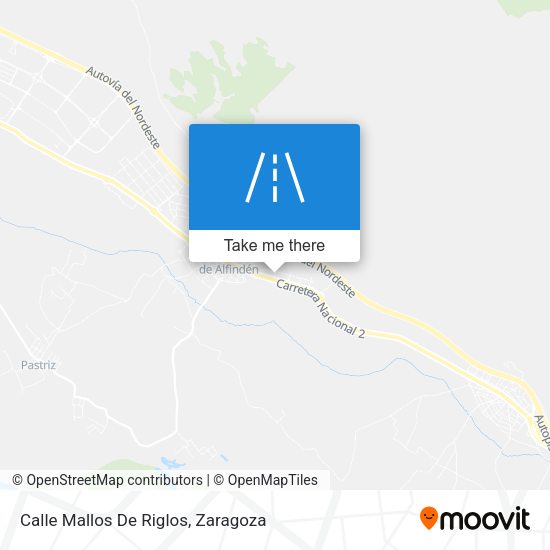 Calle Mallos De Riglos map