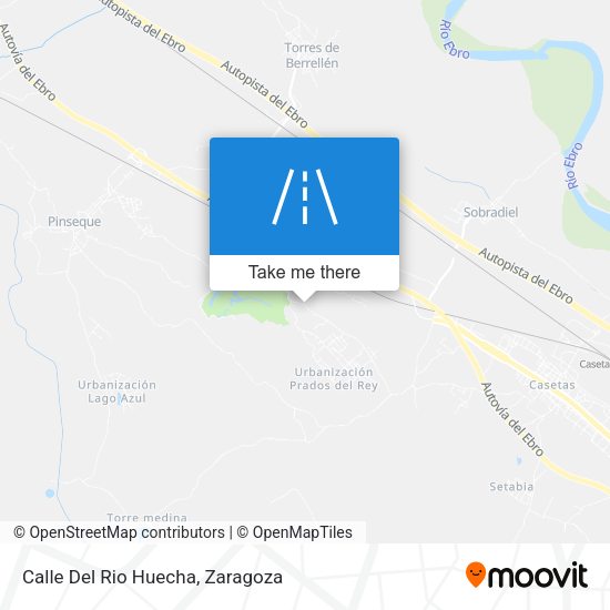 Calle Del Rio Huecha map