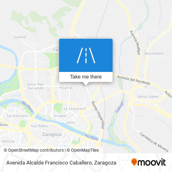 mapa Avenida Alcalde Francisco Caballero