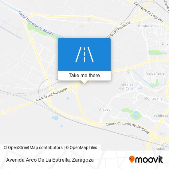 Avenida Arco De La Estrella map