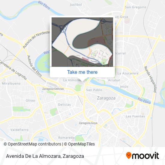 Avenida De La Almozara map