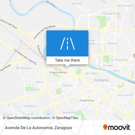 Avenida De La Autonomía map