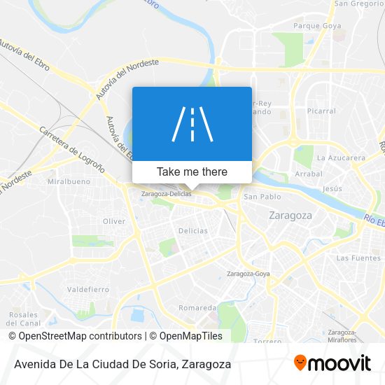 Avenida De La Ciudad De Soria map
