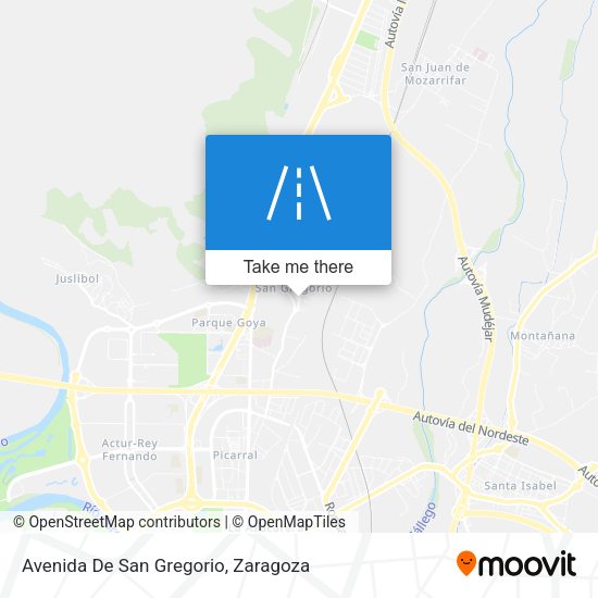 Avenida De San Gregorio map