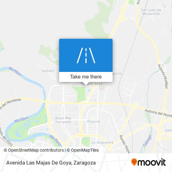 Avenida Las Majas De Goya map