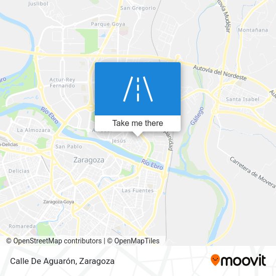 Calle De Aguarón map